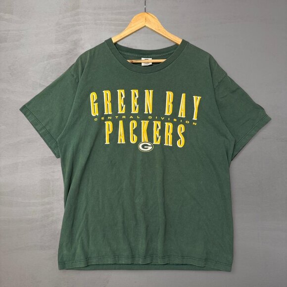 Vintage Green Bay Packers Starter Green 90s Made in USA Tee Shirt‎ Large - Picture 1 of 7